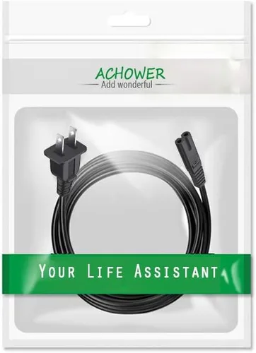 Vista 6 de Cable de alimentación de repuesto para iRobot Roomba – [listado por UL] Extensión de 6 pies para iRobot Roomba Base de carga integrada para el hogar