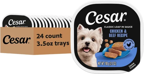Vista 16 de Cesar Classic Loaf in Sauce - Alimento húmedo para perros, tocino y huevo