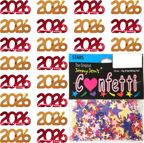 Vista 29 de Confetti Year 2023 Blue Royal, Orange Combo - 2 bolsas de media onza (1 oz)