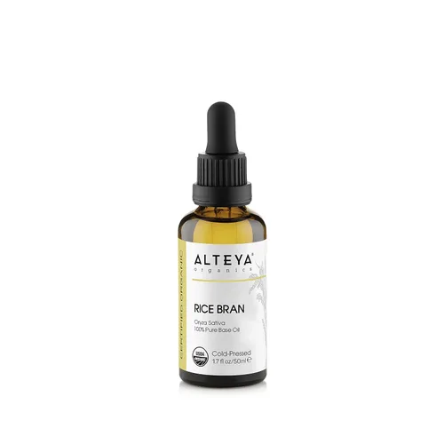 Vista 8 de Alteya Organics Aceite de salvado de arroz, aceite portador orgánico certificado, 3.4 onzas líquidas, prensado en frío, 100% puro aceite base