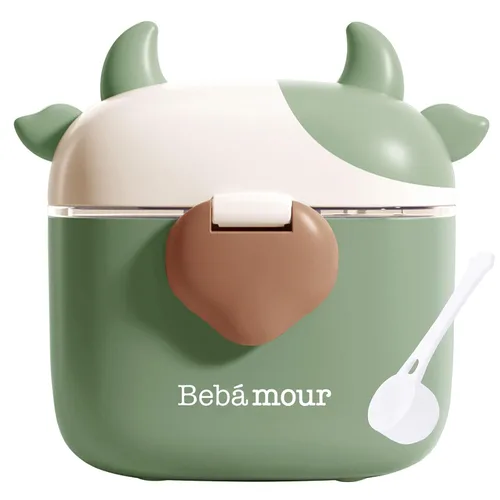 Vista 11 de Bebamour Dosificador de Fórmula para Bebés Para Llevar, Contenedor de Fórmula para Viajar, Porta Fórmula para Viajes, Contenedor para Almacenar