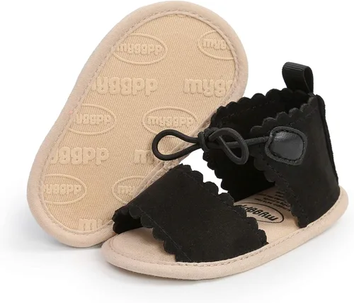 Vista 57 de Sandalias de verano para bebés, niñas y niños, unisex, antideslizantes, suela suave, transpirable, para primeros pasos, zapatos de playa al aire