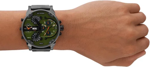 Vista 5 de Diesel - Reloj Mr. Daddy 2.0 de cuarzo y acero inoxidable con cronógrafo