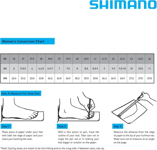 Vista 6 de SHIMANO SH-RC702W - Tenis de ciclismo de alto rendimiento para mujer