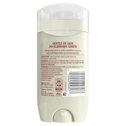 Vista 2 de Old Spice Desodorante para hombre sin aluminio, lavanda y menta, 3.0 onzas (paquete de 12)