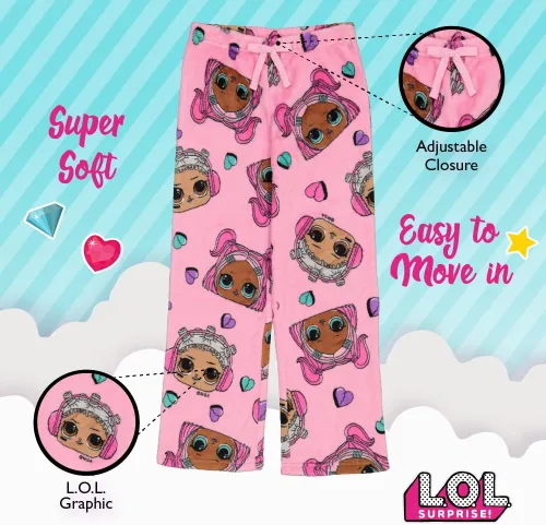 Vista 4 de L.O.L. Surprise! Pantalones de pijama grandes para niña