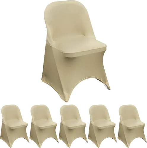 Vista 28 de YOUR CHAIR COVERS - Funda para silla plegable de elastano elástica, color negro