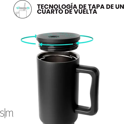 Vista 3 de Simple Modern Fortnite - Vaso de 1,2 l con asa y tapa con pajita, botella de agua reutilizable de acero inoxidable aislada, colección Trek, 40oz