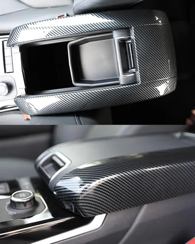 Vista 6 de Cubierta para caja de reposabrazos de control central para Toyota Highlander 2020-2025, protector de reposabrazos de fácil limpieza antiarañazos