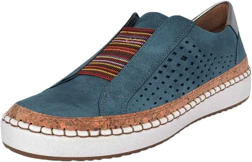 Vista 5 de NLOMOCT Tenis de moda para mujer transpirables para ocio casuales deportivos mocasines para caminar