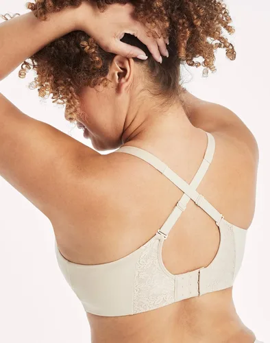 Vista 5 de Playtex Sujetador convertible sin varillas para mujer, ultra suave, ComfortFlex Fit Us4832