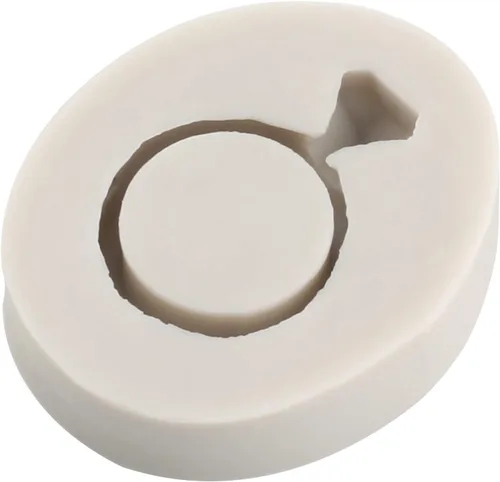 Vista 5 de Sijiangmold Molde de fondant de corazón MR MRS I DO, molde de silicona para decoración de tartas, molde de anillo de copa de vino de champán