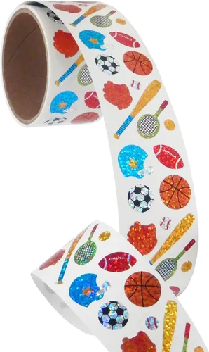 Vista 34 de Jillson Roberts - Pegatinas prismáticas, familia india americana, 12 unidades (S7128)