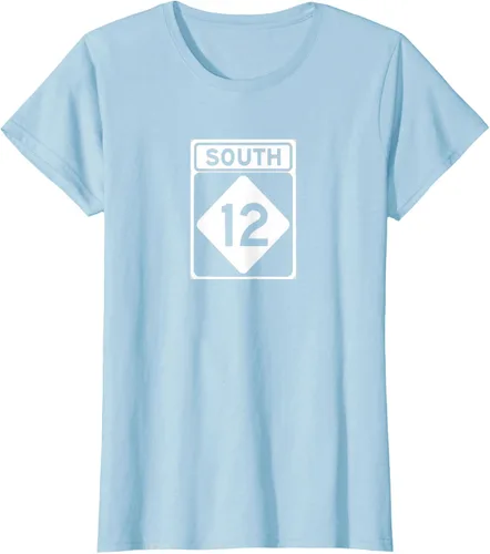 Vista 22 de Highway 12 South NC Outer Banks North Carolina Hwy - Camiseta, Negro, S