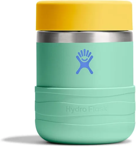 Vista 10 de Hydro Flask Recipiente de alimentos aislado – Contenedor de aperitivos para niños y lonchera – Tarro de comida de 12 onzas en color morado anémona