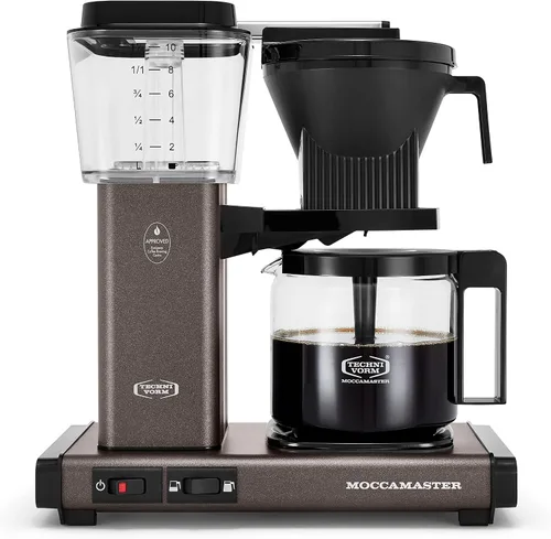 Vista 25 de Technivorm Moccamaster 53937 KBGV - Cafetera de 10 tazas, color negro, 40 onzas, 1.25 l