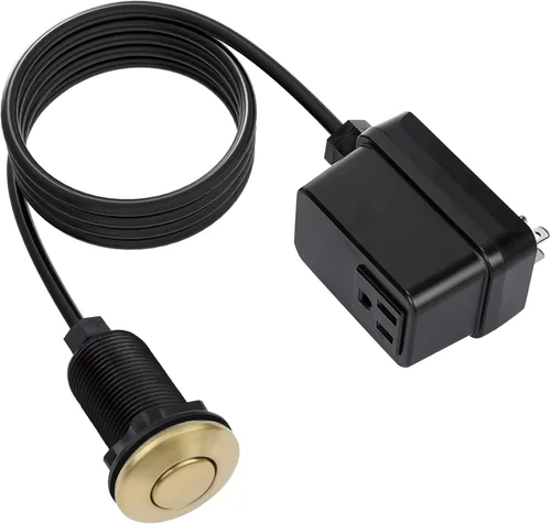 Vista 16 de Interruptor de Triturador de Basura, Kit Inalámbrico de Encendido y Apagado por Aire para Eliminador de Desperdicios de Alimentos, Plástico Negro