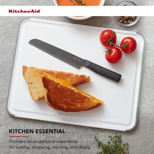 Vista 3 de KitchenAid Tabla de cortar clásica de plástico con abrelatas multifunción KitchenAid