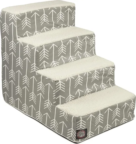 Vista 49 de Majestic Pet - Escaleras portátiles para mascotas suave escalón de espuma de sherpa escalones para perros y gatos rampa para cachorros