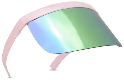 Vista 3 de ShadyVEU Gafas de sol retro monocromáticas de gran tamaño con lentes espejadas futuristas sin montura de 6.693 in para hombre y mujer