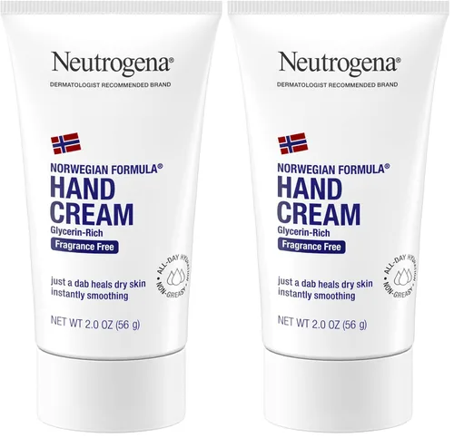 Vista 9 de Neutrogena Formula Noruega Crema de manos, sin fragancia, 2 onzas., paquete de de 1