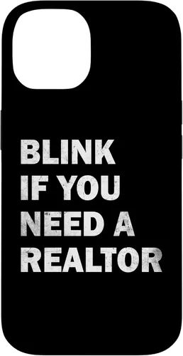 Vista 4 de Blink If You Need A Realtor Real Estate Agent Dad Men Women Case for iPhone 17