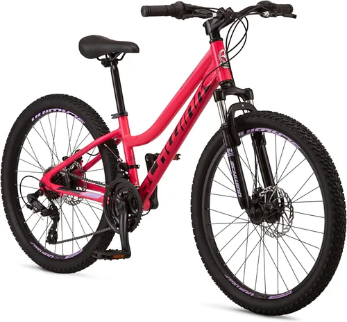 Vista 20 de Schwinn High Timber - Bicicleta de montaña para jóvenes y adultos hombres mujeres niños niñas, ruedas de 24 a 29 pulgadas, 7 o 21 velocidades