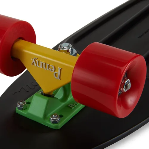 Vista 4 de Penny Australia, 27 pulgadas Rasta Penny Board, el monopatín plástico original