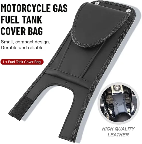 Vista 2 de Three T Funda para peto de tanque de gasolina para Harley Softail FLST FLSTN FLSTF FLSTC FLSTS, FXST FXSTB FXSTI FXSTS FXSTC