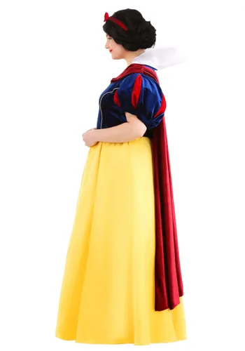 Vista 5 de Disfraz de Blancanieves para Mujer Talla Plus de Disney Multicolor