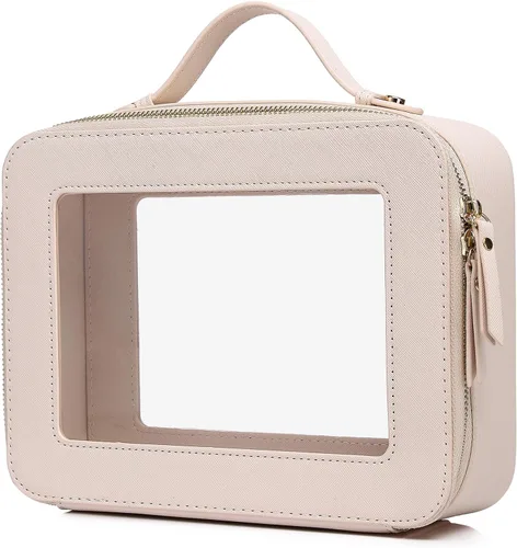 Vista 10 de Bolsa de maquillaje transparente (negro L)
