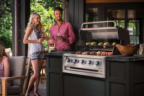 Vista 12 de Regal S 520 - Cabezal de parrilla de gas propano integrado de 5 quemadores