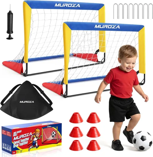Vista 10 de Kids Soccer Goal, Soccer Goals for Backyard Set