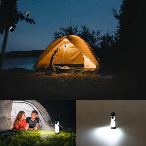 Vista 9 de Paquete de 3 mini linterna recargable EDC con llavero de 300 lúmenes, USB C recargable, luz de flash, mini llavero portátil compacto con clip