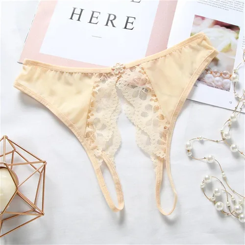Vista 2 de Lencería sin entrepierna para mujer, 1 pieza, sexy, con encaje floral, ropa interior y camisones