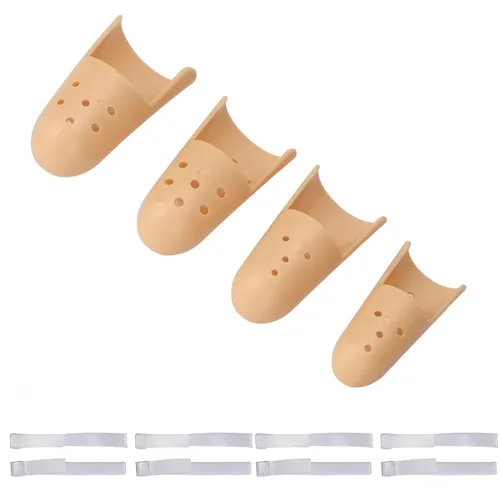 Vista 4 de 4 tamaños de mazo para dedos, férula para el pulgar, soporte estabilizador, protectores transpirables para aliviar heridas, artritis, esguinces
