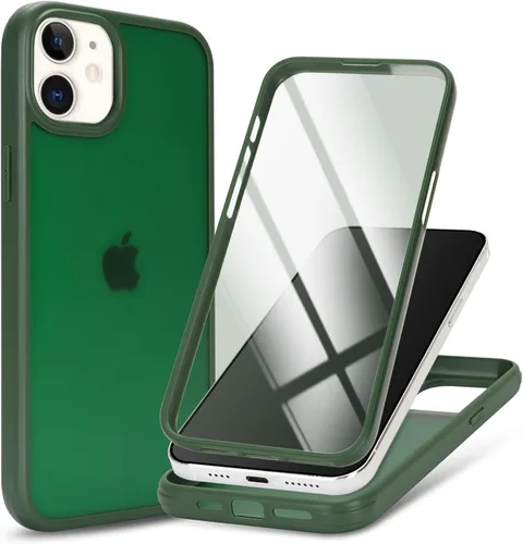 Vista 19 de Funda para iPhone 12 mini con protector de pantalla, color negro