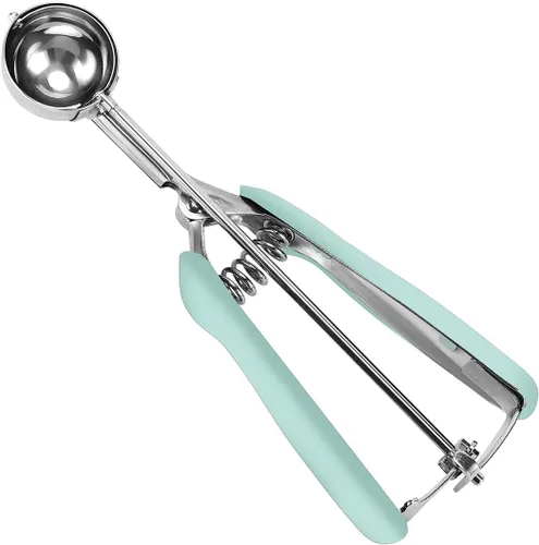 Vista 28 de HOMURE H Cookie Scoop 8 Tablespoon, 4 oz Ice Cream Scoop with Trigger Negro