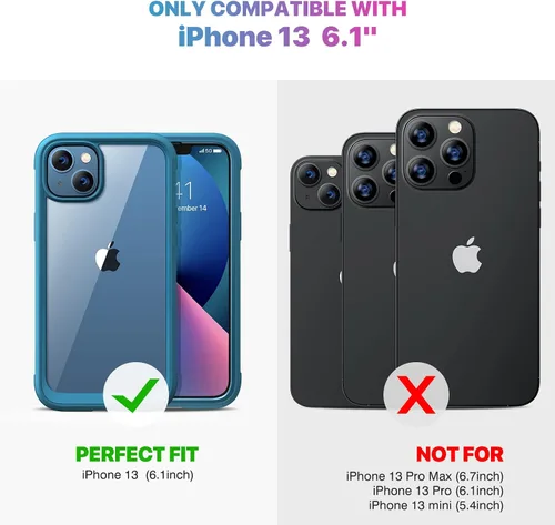 Vista 440 de DIACLARA - Funda transparente compatible con iPhone XR 6.1 pulgadas 2018