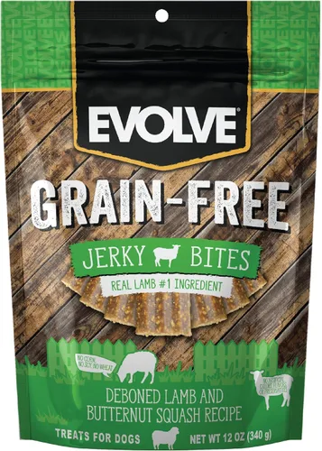 Vista 11 de Evolve Golosinas para perros de pato, guisantes y arándanos sin granos