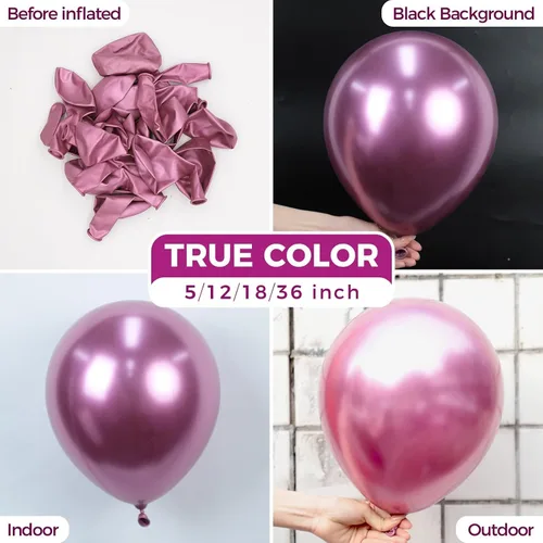 Vista 127 de Bezente Globos arcoíris de 18 pulgadas, paquete de 30 unidades, de látex 01-Assorted-G01