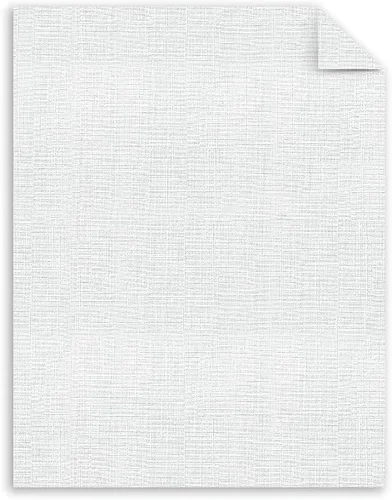 Vista 3 de Southworth Z550CK Papel Cartulina de Negocios 25% Algodón Lino Blanco 65 libras 8-1/2 x 11 100/Caja FSC