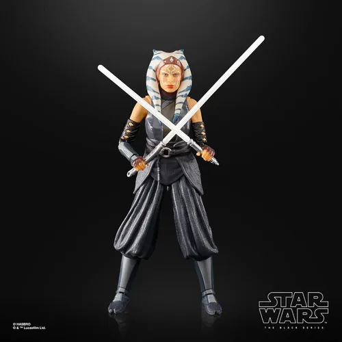 Vista 8 de STAR WARS The Black Series Ahsoka Tano Toy - Figura de acción coleccionable de The Mandalorian de 6 pulgadas, juguetes para niños a partir de 4 años