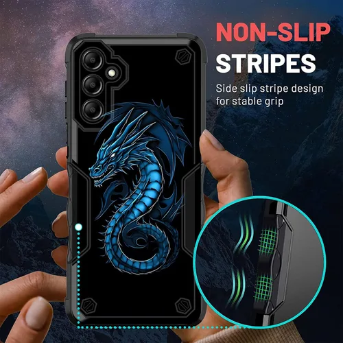 Vista 96 de Funda para Galaxy A14 5G, [Doble Capa][Protección contra Caídas de Grado Militar de 10 Pies] [Antideslizante] Funda Resistente a Prueba de Golpes