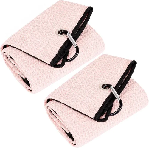 Vista 40 de Mile High Life Toalla de golf premium de tejido de gofre, 16 x 24 pulgadas, extra absorbente y de secado rápido, microfibra ultrasuave, clip