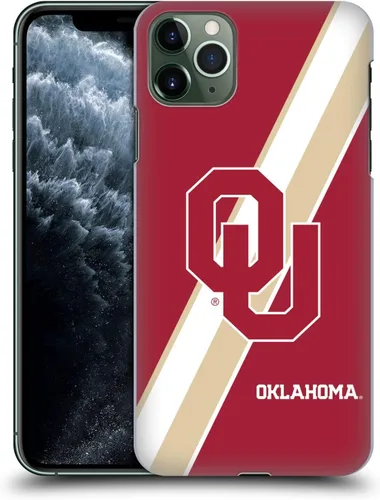 Vista 14 de Head Case Designs Funda rígida con licencia oficial de la Universidad de Oklahoma OU Banner compatible con Apple iPhone 11 Pro Max