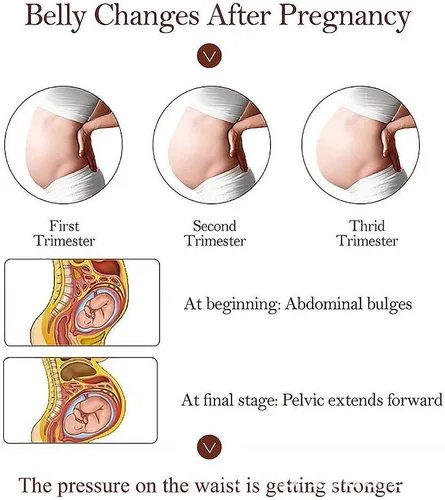 Vista 5 de JADE KIT Cinturón de embarazo, banda elástica 3 en 1 para el embarazo, cinturón de maternidad, cinturón de cuidado de la cintura, protector
