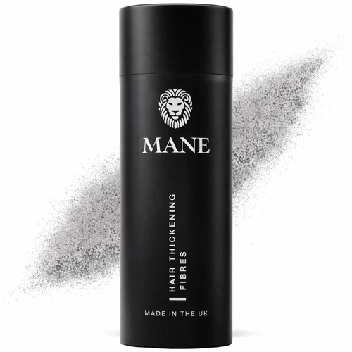 Vista 13 de Mane Fibras de construcción del cabello para mujeres y hombres, para cabello fino y delgado, peinado más grueso y completo, oculta las manchas Negro