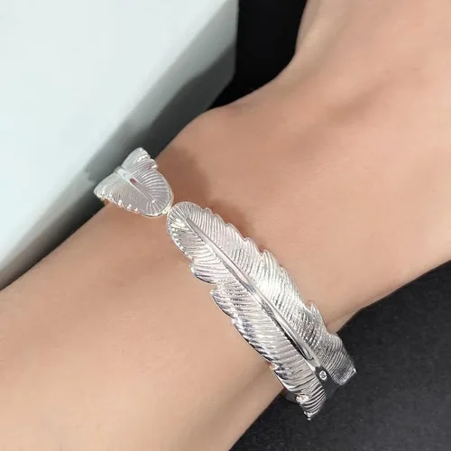 Vista 5 de Pulseras de plata de ley 925 para mujer, pulseras ajustables de moda para mujer, pulsera de la suerte para mujeres, mamá, esposa, San Valentín