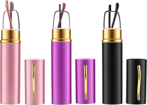 Vista 8 de touk Estuche de metal portátil para gafas de lectura pequeñas y delgadas